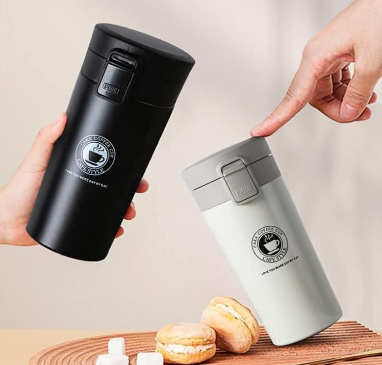 Premium Vacuum Insulated Mug – Hot & Cold Drinks | Leak-Proof Stainless Steel Tumbler (380ML, Pack of 1)